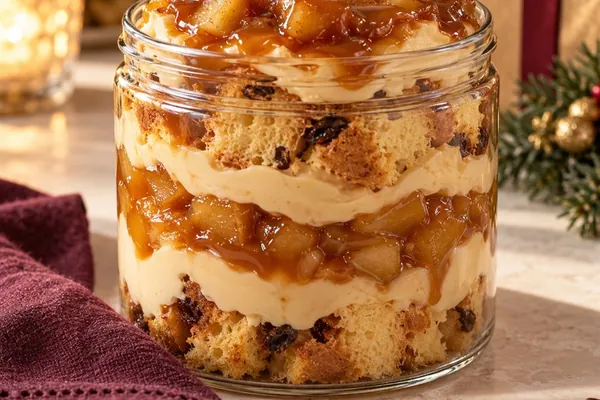 Frasco de manzana y caramelo salado