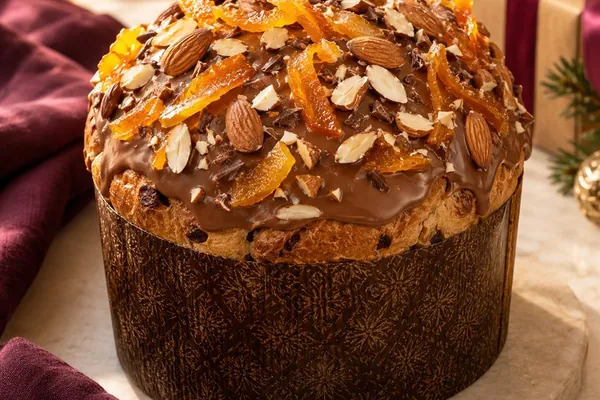 Moño de naranja y almendras